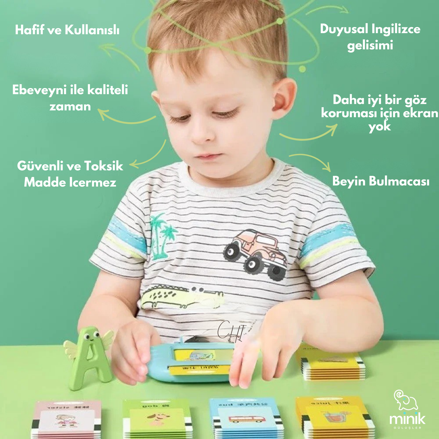 Smart Card™ Çocuklarınızın İngilizce Öğrenimine Destek Olun !