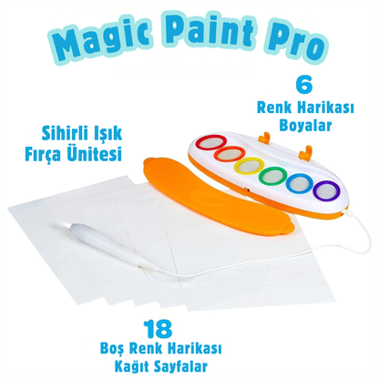 Magic Paint Pro ™ Sihirli Işıklı Boya Seti - Leke Yok, Yaratıcılık Çok !