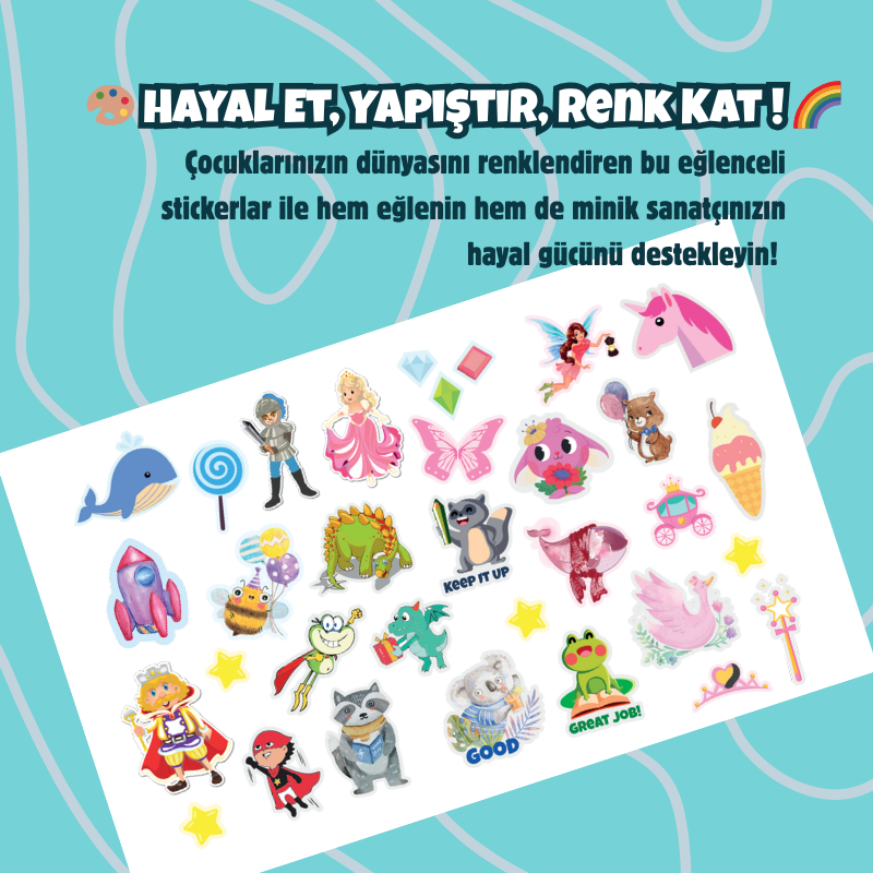 Rainbow Touch™ Çocuğunuzun Yaratıcılığını Özgür Bırakın !