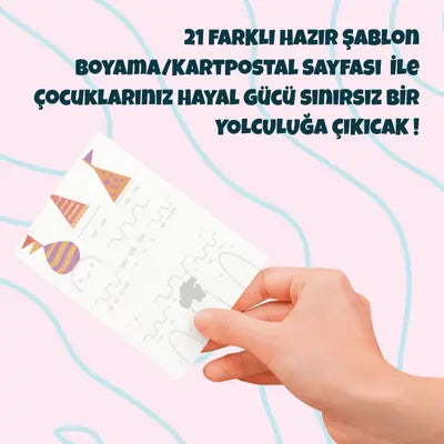 20 Adet Çizim/Kartpostal Sayfası